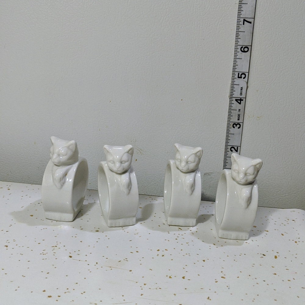 Cat Napkin Rings (4)